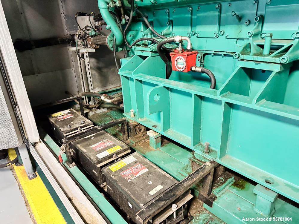 Buy Used Cummins 1100CGMA Generator – 480V, 3PH, 1654 Amps, Full Heat Recovery